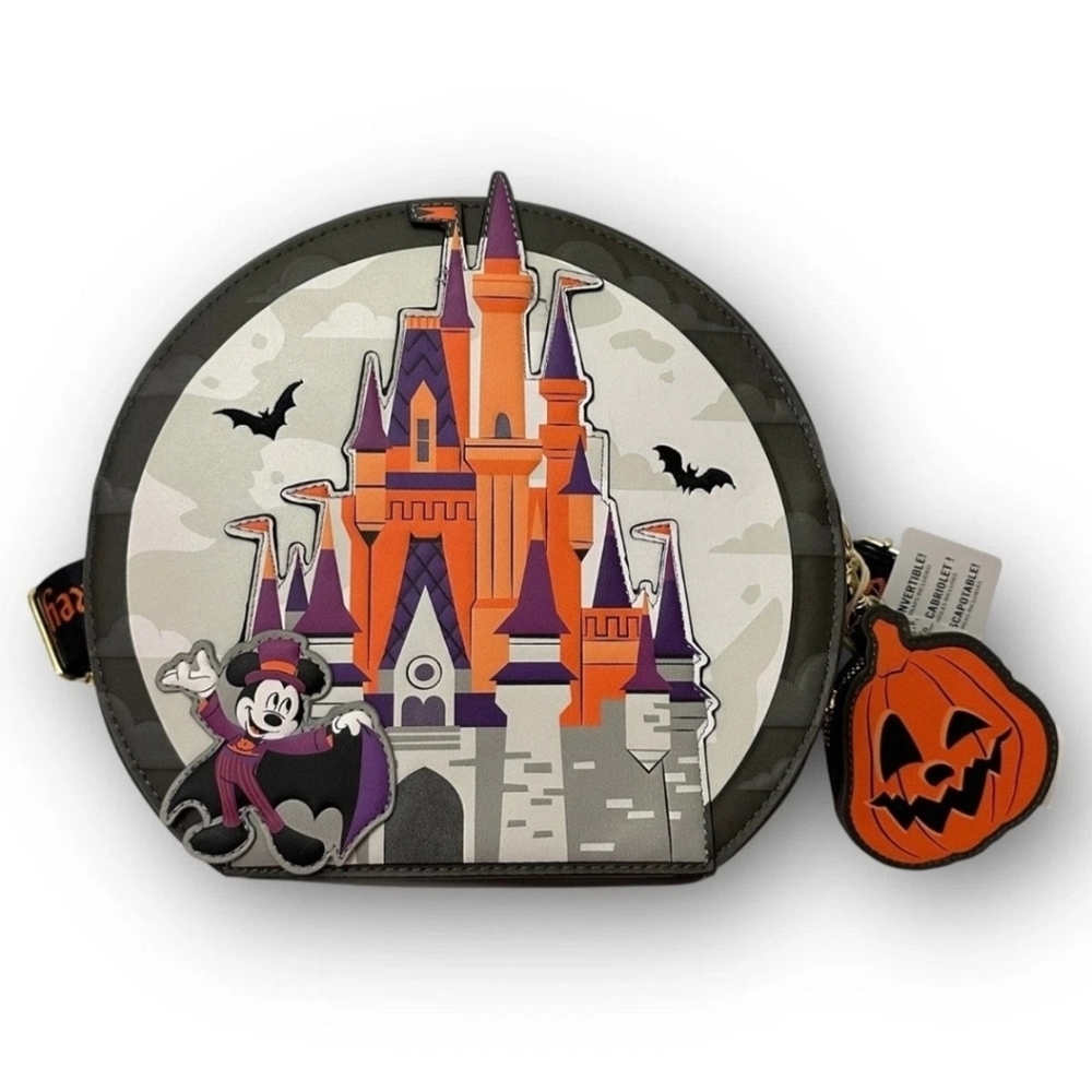 Loungefly Disney Parks Boo To You Not So Scary Halloween Party Convertible Nwt